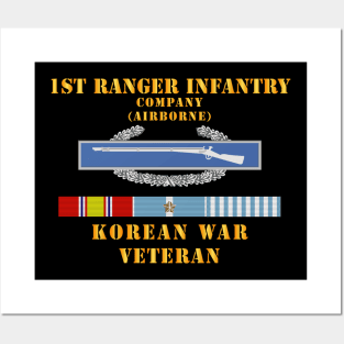 1st Ranger Infantry Company (Airborne) w CIB w KOREA SVC x 300 Posters and Art